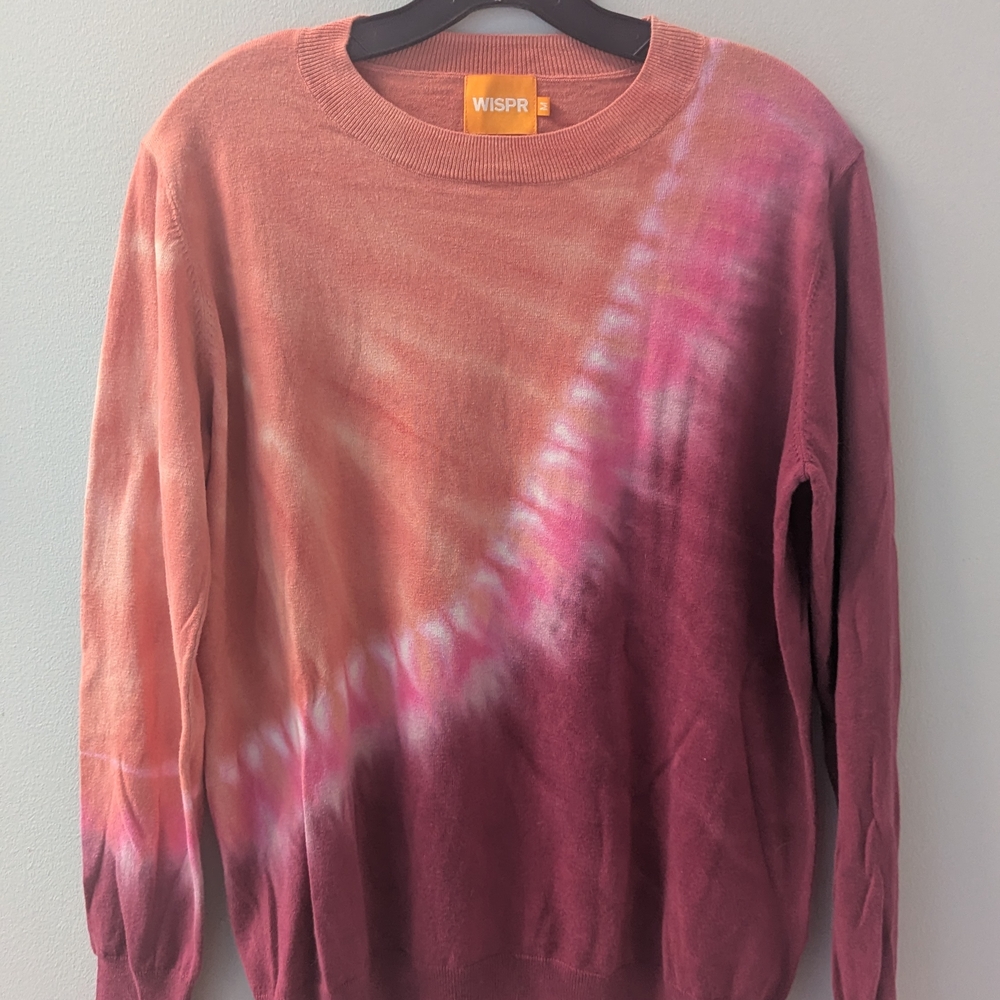 WISPR Cotton Blend Tie Dye Sweater, Size M, NWOT